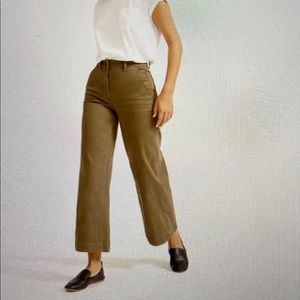 Everlane Wide Leg Crop Pants - Black